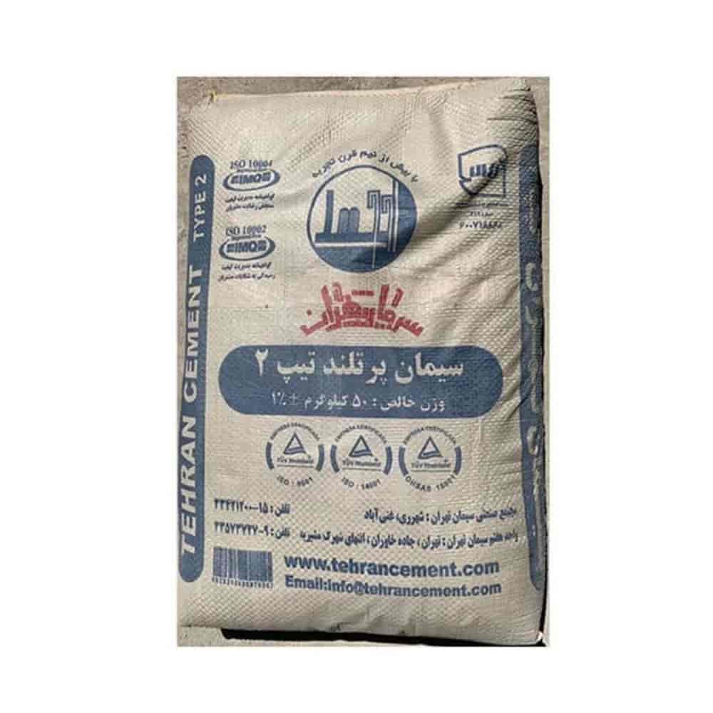 انواع سیمان سیاه تهران و شهرستان تیپ ۱، تیپ ۲ و تیپ ۵